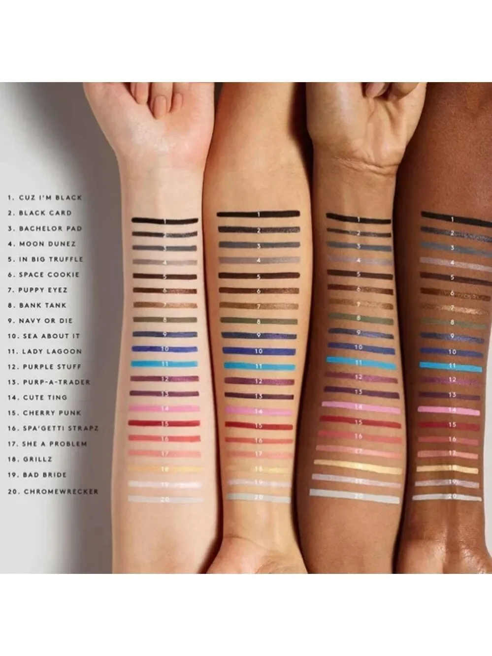 NIB Fenty Beauty Flypencil Longwear Pencil Eyeliners-Cuz I’m Black&Bachelor Pad